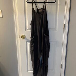 FP Movement by Free People washed Black Jumpsuit